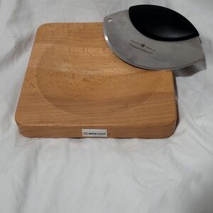Wusthof Mincing Knife 20 cm & Cutting Board Set